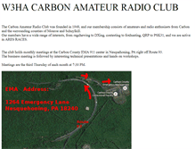 Tablet Screenshot of carbonhamradio.com